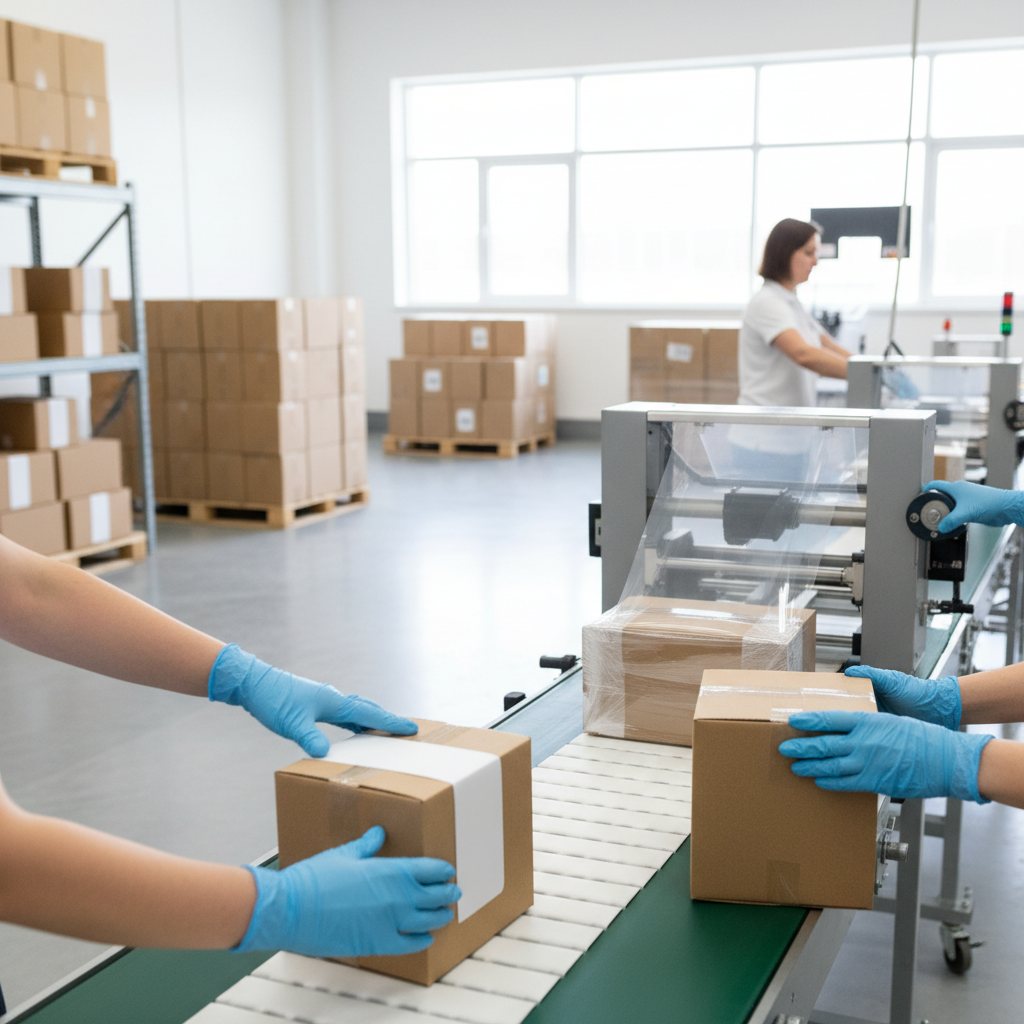 Value added logistics: co-packing and labelling
